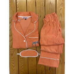 Havlu kumaş pijama takım