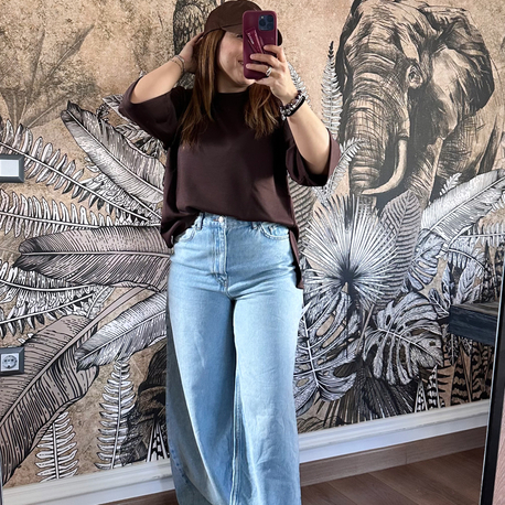 Palazzo ultra yüksek bel jean
