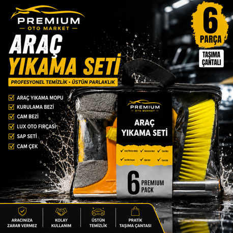 Premium 6 Parça Yıkama Seti 