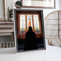 Darth Vader Padme Ziyareti İllüstrasyon Tasarımı BOYUT:(A3) 30 x 42,0 CM |