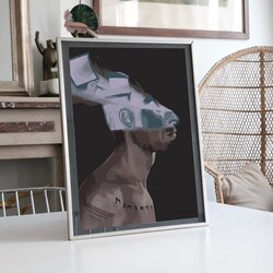 Memento-Akıl Defteri Posteri llüstrasyon Tasarımlı Tablo BOYUT:(A3) 30 x 42,0 CM |  