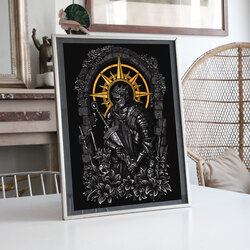 Dark Souls Oyun Alternatif Tasarım llüstrasyon Tasarımlı Tablo BOYUT:(A3) 30 x 42,0 CM |  