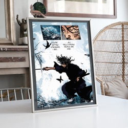 Vagabond Musashi Miyamoto Manga İllüstrasyon Tasarımı BOYUT:(A3) 30 x 42,0 CM |