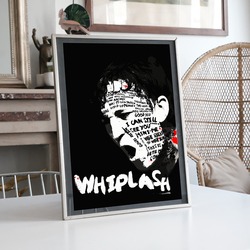 Whiplash Alternatif İllüstrasyon Film Poster Tasarımı BOYUT:(A3) 30 x 42,0 CM | 