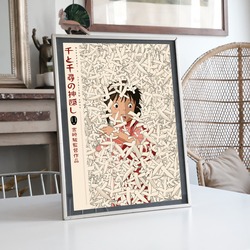 Ghibli Spirited Away Alternatif Illustrator Tasarım BOYUT:(A3) 30 x 42,0 CM |