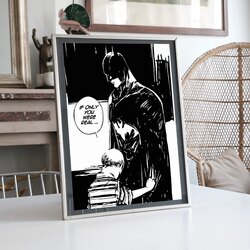 The Batman Çizgi Roman Alternatif llüstrasyon Tasarımlı Tablo BOYUT:(A3) 30 x 42,0 CM |