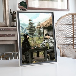 Berserk Guts ve Vgabond Miyamoto Musashi İllüstrasyon Tasarımı BOYUT:(A3) 30 x 42,0 CM |