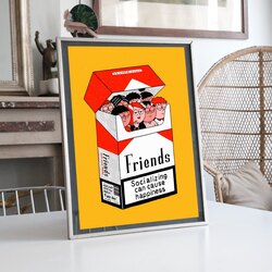 Friendly Drugs Socializing Can Cause Happiness Tasarımlı Tablo BOYUT:(A3) 30 x 42,0 CM |