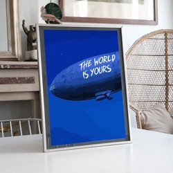 Scarface: The World Is Yours Illustrasyon Tasarımı BOYUT:(A3) 30 x 42,0 CM |