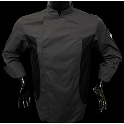 G-BLACK PAMUKLU DELUXE V YAKA FRANSIZ MODEL BLAZER ŞEF CEKETİ