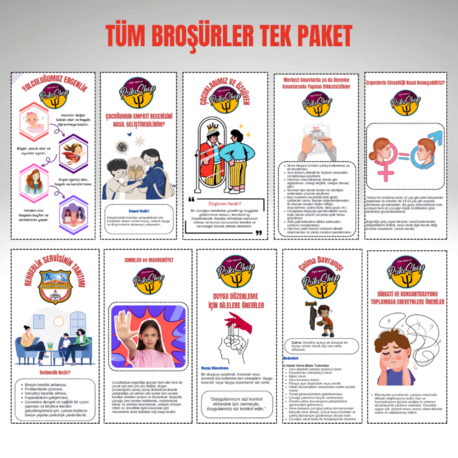 Tüm Broşürler Tek Paket (15 Broşür)