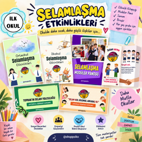 Selamlaşma Etkinlikleri Seti ( İlkokul )