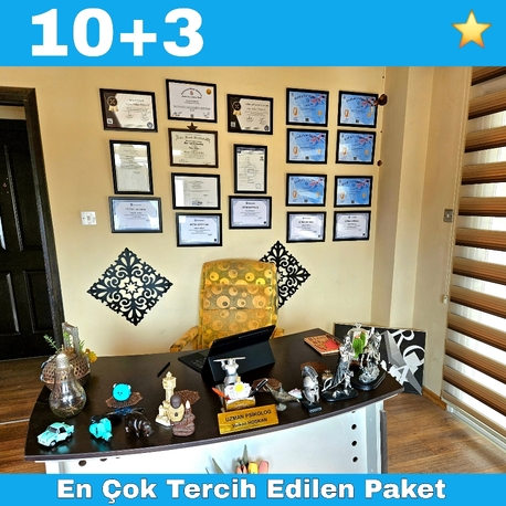 13 SEANS (3 Seans Hediye(6 Aylık İndirimli ORTA Paket) Yüz Yüze Klinik Terapi