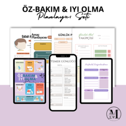 Öz-Bakım & İyi Olma Planlayıcı Seti