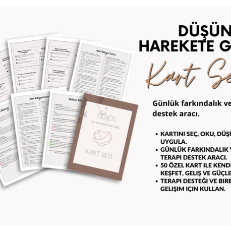 Düşün ve Harekete Geç Kart Seti