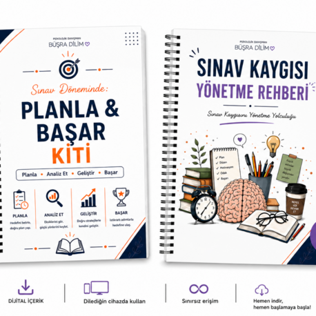 2'li - Sınav Kaygısı Yönetme Rehberi & Planla Başar Kiti