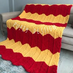Zikzak Model Tek Kişilik Taraftar Battaniye 