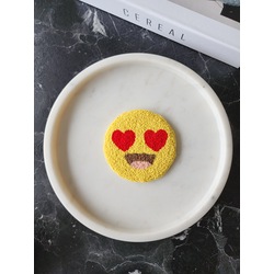 Kalpli Göz Smiley Bardak Altlığı