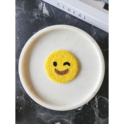 Göz Kırpan Smiley Bardak Altlığı