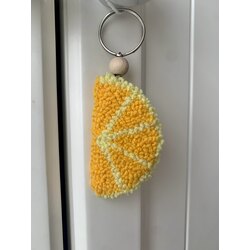 limon boncuklu anahtarlık