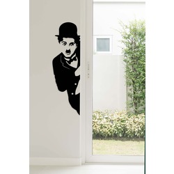 Ahşap Duvar Dekoru Charlie Chaplin 40cm