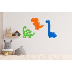Ahşap Duvar Dekoru Dinozor 3'lü set 30cm
