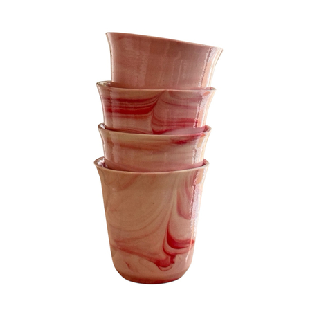 Rose 4’lü espresso cup