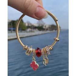 Çelik Kırmızı Dior Pandora