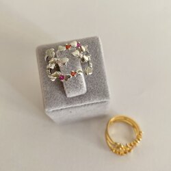 Multi Heart yüzük (silver)