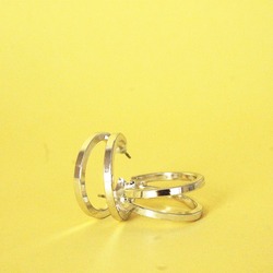 boucle DOUBLE argent 