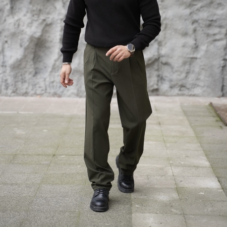 BAGGY KALIP 2 PİLE KUMAŞ PANTOLON P004