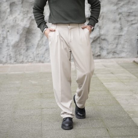 BAGGY KALIP 2 PİLE KUMAŞ PANTOLON P004