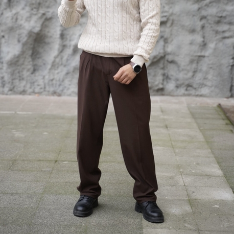 BAGGY KALIP 2 PİLE KUMAŞ PANTOLON P004