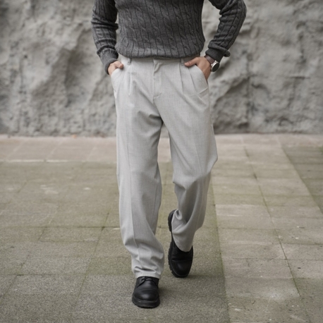 BAGGY KALIP 2 PİLE KUMAŞ PANTOLON P004