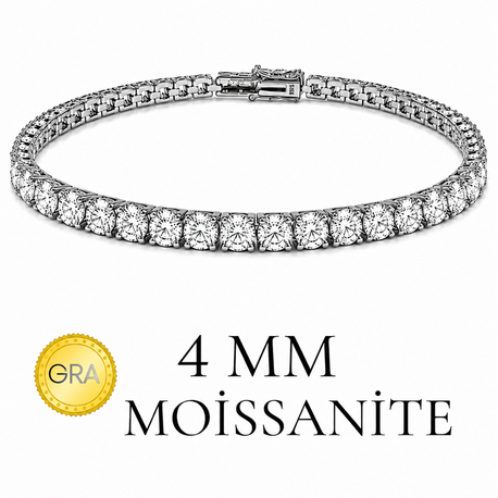 4 MM Moissanite Gra Sertifika