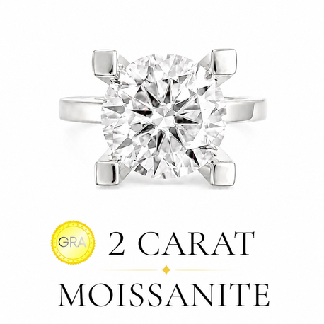 2 Carat Moissanite Gra Sertifika 