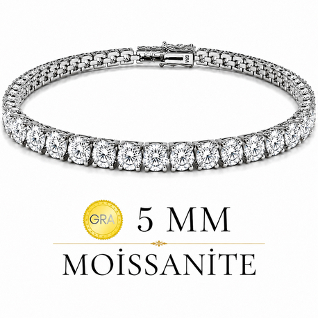 5 MM Moissanite Gra Sertifika