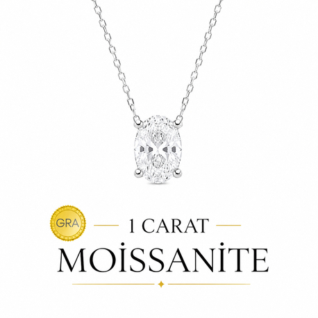 1 Carat Moissanite Gra Sertifika 