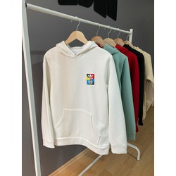Beyaz Adidas Sweatshirt 
