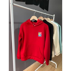 Kırmızı Adidas Sweatshirt 