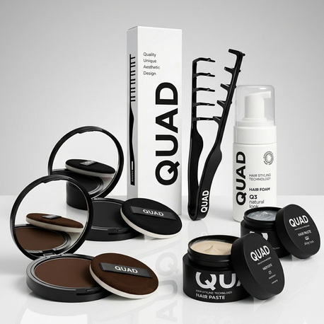 ​QUAD (FULL SET) Professional Hair Styling & Grooming Kit – Saç Bakım ve Şekillendirme Set
