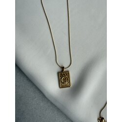 Gold Çelik Kolye
