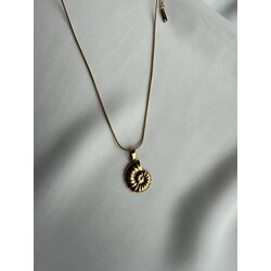 Gold Çelik Kolye