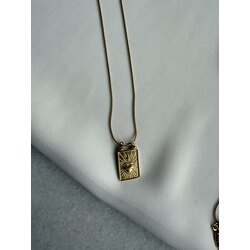 Gold Çelik Kolye