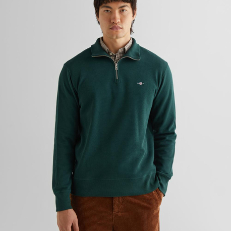 Gant Yeşil Original Fabric Premium Sweatshirt