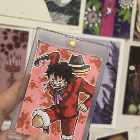 Luffy 1/1 Sketch Card