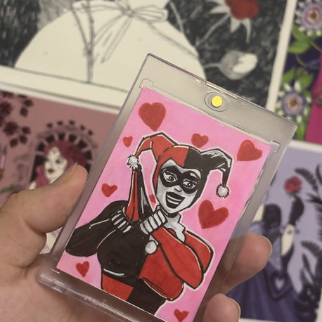 Harley Quinn 1/1 Sketch Card