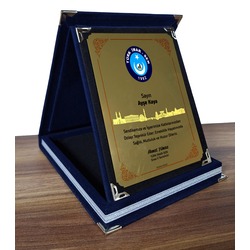 KİŞİYE ÖZEL ALBÜM PLAKET - LACİVERT 15 X 20