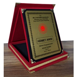 KİŞİYE ÖZEL ALBÜM PLAKET - KIRMIZI 15 X 20
