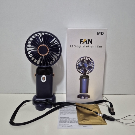 5 SEVİYELİ TAŞINABİLİR DİJİTAL EKRANLI FAN 